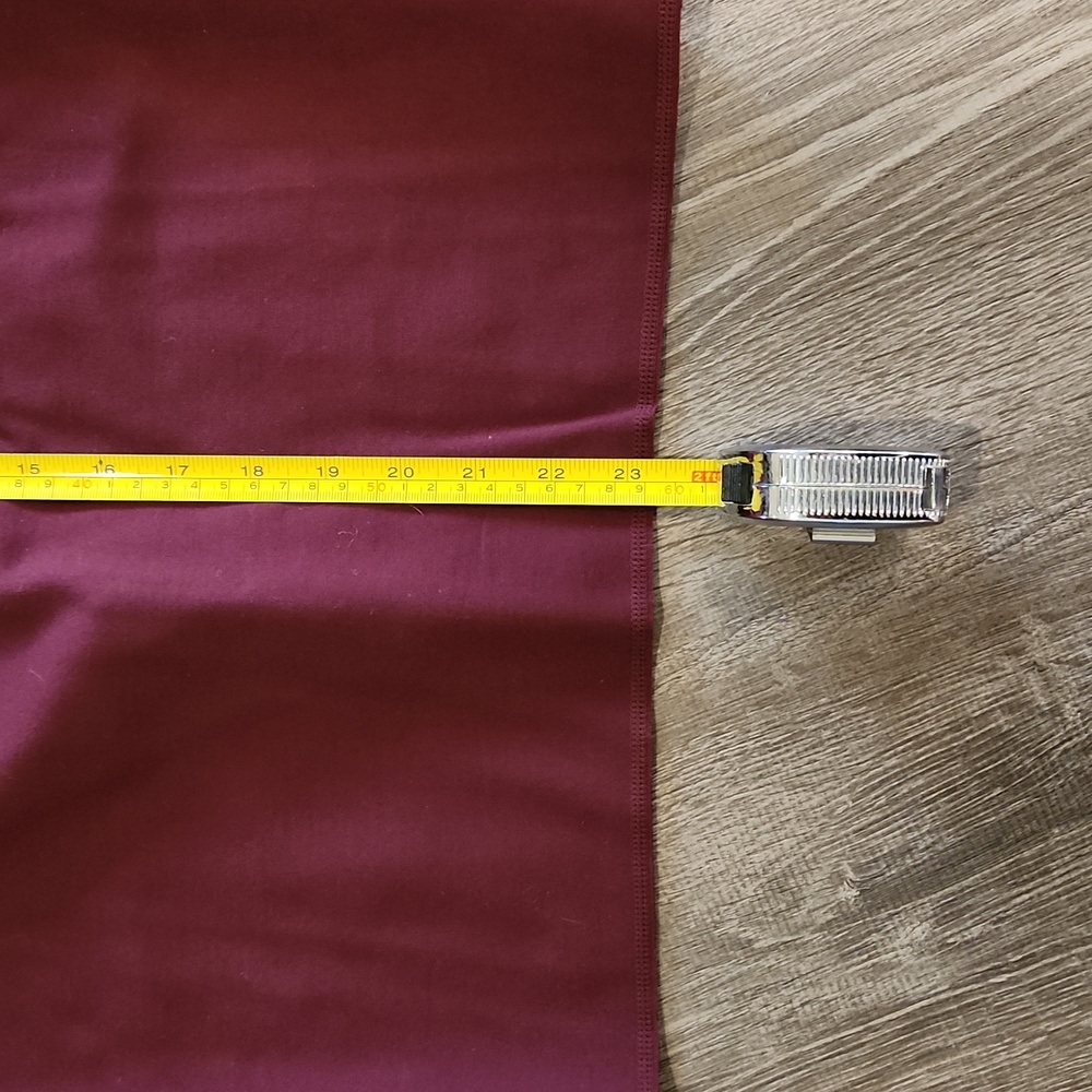 Ann Taylor Deep Burgandy Stretch Pencil Skirt - Size 8 - Picture 3 of 9